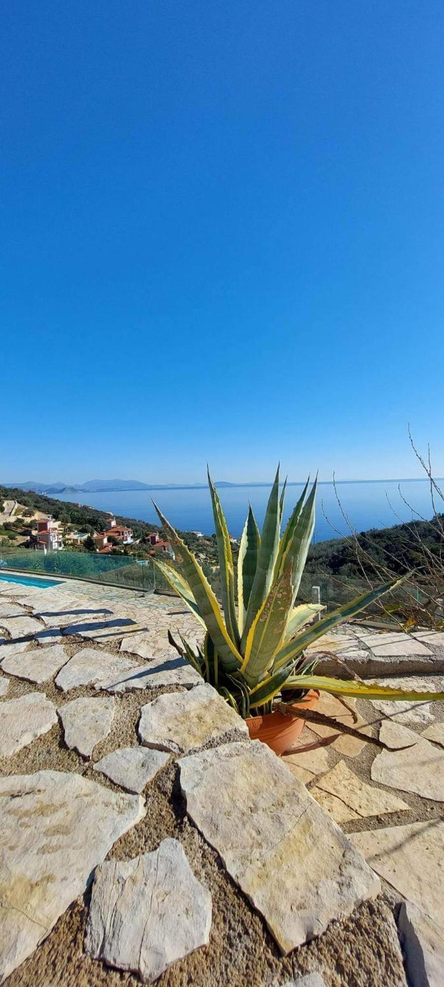 Apollo Romantic Sea View Villa Kivéri Kültér fotó