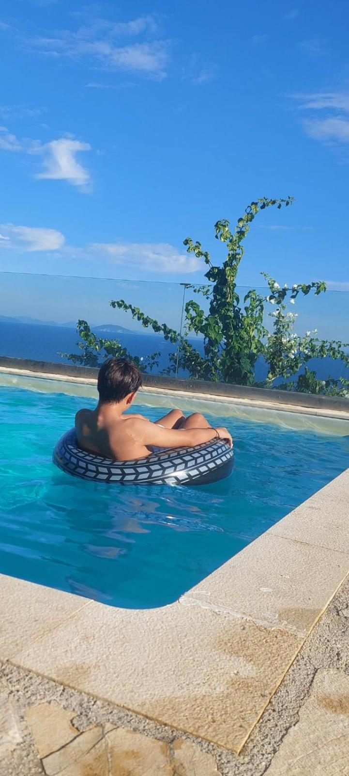 Apollo Romantic Sea View Villa Kivéri Kültér fotó